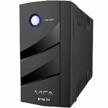 No Break Vica Optima 750 0.75 Kva / 400 W, Entrada 127 V, 6 Salidas Ac, Negro